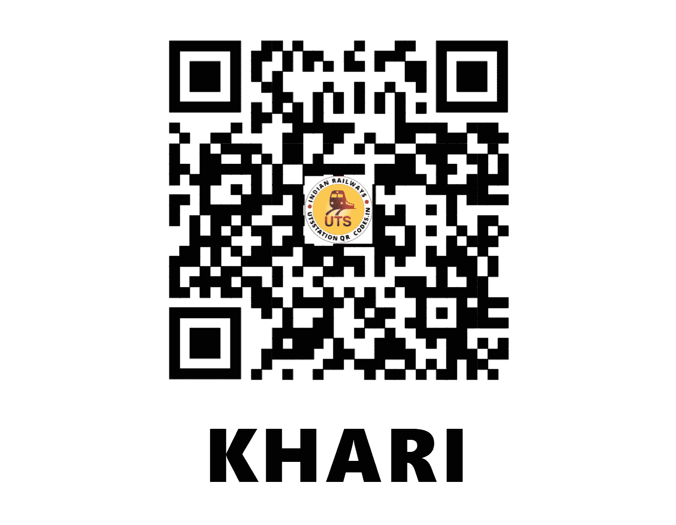 UTS QR Code for KHARI - KARI - NR (JAMMU AND KASHMIR)